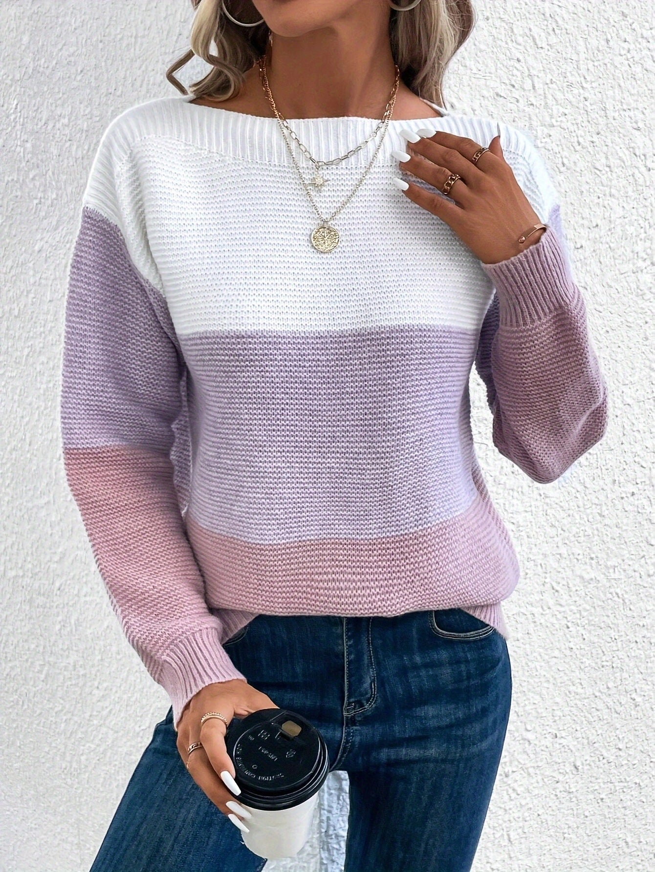 Dames pull en tricot tendance Chic und Stil