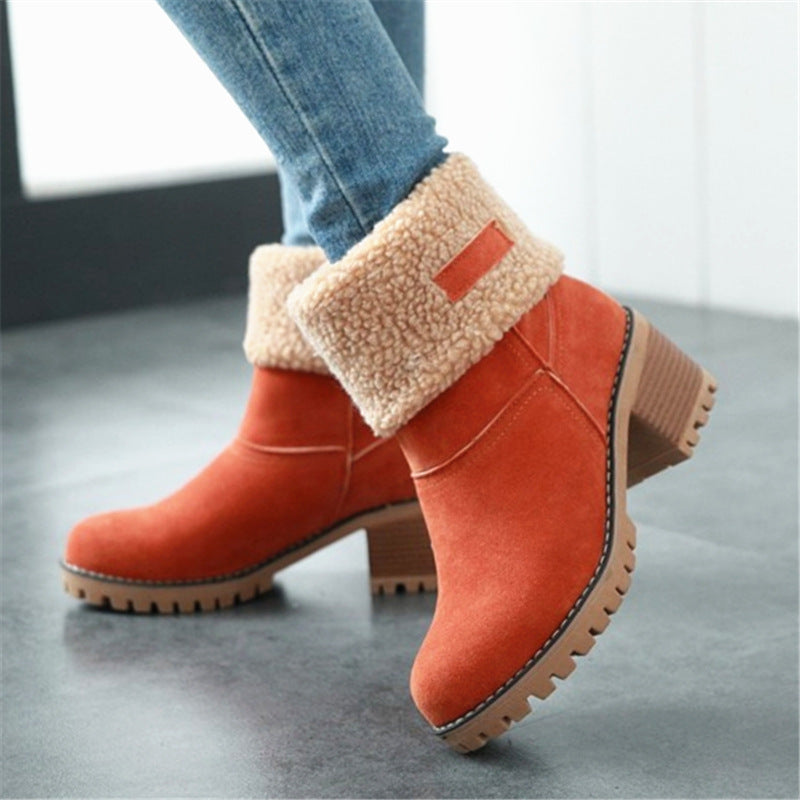 Bottes pour femmes avec tige doublée et semelle antidérapante Chic und Stil