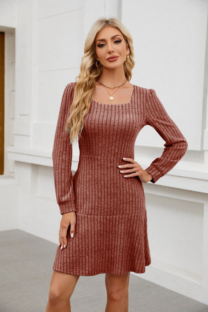 Robe midi tricotée Chic und Stil