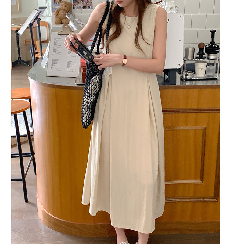 Robe Maxi A-ligne sans manches Chic und Stil pour dames