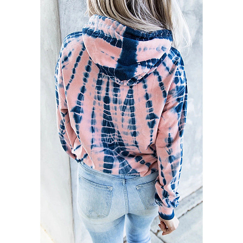Pull à capuche pour femmes avec un motif batik unique Chic und Stil
