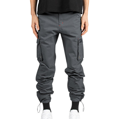Pantalon cargo fonctionnel pour homme avec taille élastique et plusieurs poches Chic und Stil