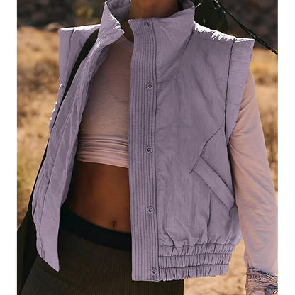 Dames Gilet matelassé léger Chic und Stil