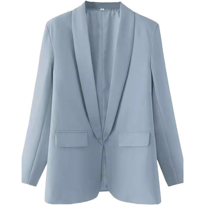 Women Open Fitted Blazer Chic and Style