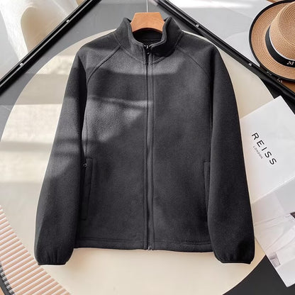 Veste en polaire cosy pour femmes avec col montant Chic & Stil