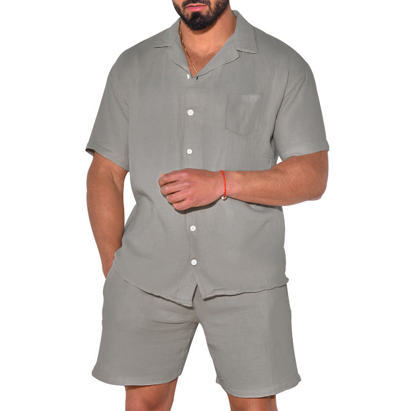 Homme ensemble de chemise à manches courtes et de shorts Chic und Stil