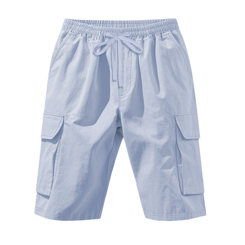 Shorts cargo pour hommes avec taille élastique et poches multifonctionnelles Chic und Stil