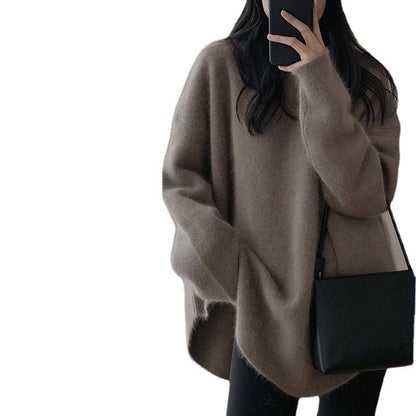Pull oversized pour femmes au style décontracté avec une sensation douce de mohair Chic und Stil