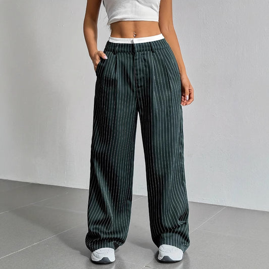 Ladies high waist disc pants Chic and Style