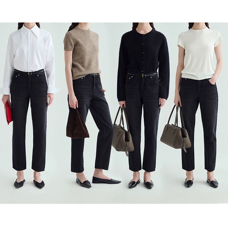 Women's High-Rise Tailored Trousers Chic und Stil