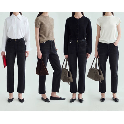 Women's High-Rise Tailored Trousers Chic und Stil