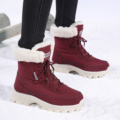 Bottes d'extérieur d'hiver pour femmes avec doublure isolante thermique et semelle antidérapante Chic und Stil