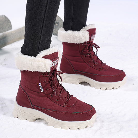Bottes d'extérieur d'hiver pour femmes avec doublure isolante thermique et semelle antidérapante Chic und Stil