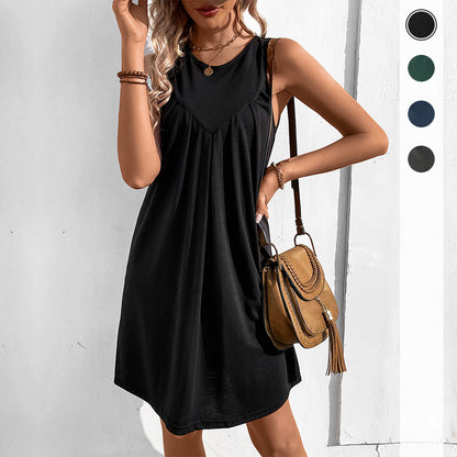 Robe d'été fluide à ligne A pour femmes Chic und Stil