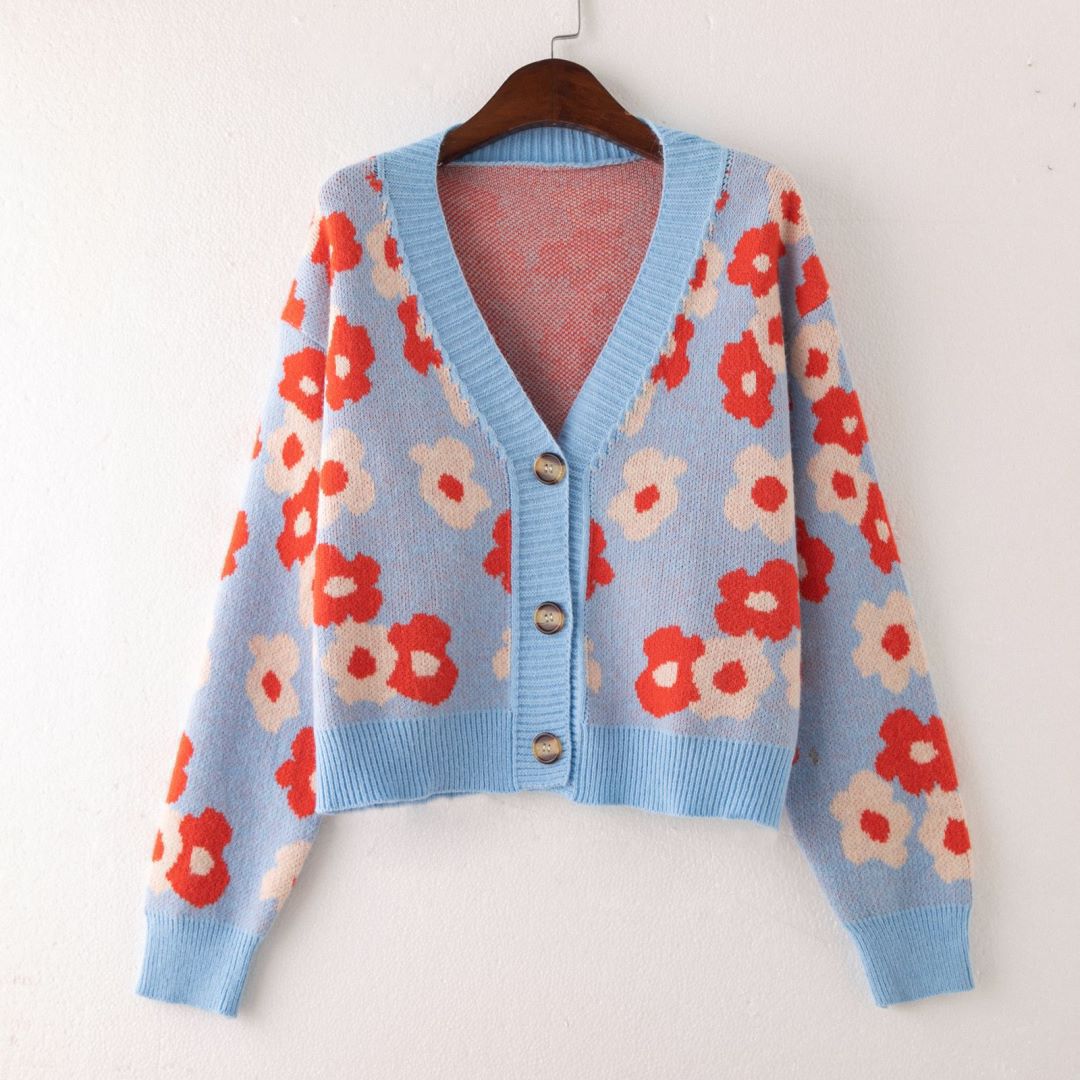Cardigan pour femmes avec design floral Chic und Stil