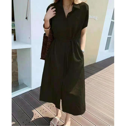 Robe chemise utilitaire élégante pour dames Chic und Stil