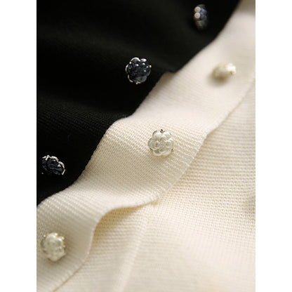 Cardigan en maille élégant pour femme avec accents de boutons Chic und Stil