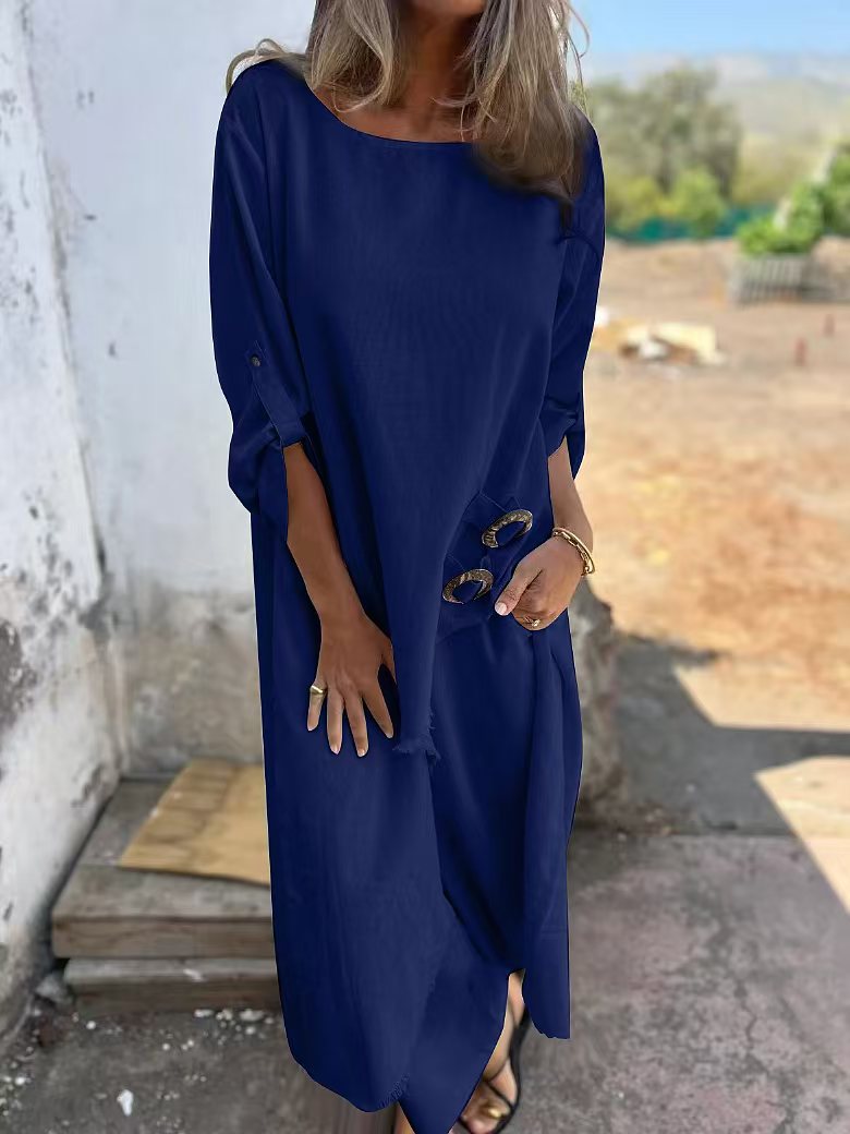 Robe midi décontractée pour femmes Chic und Stil