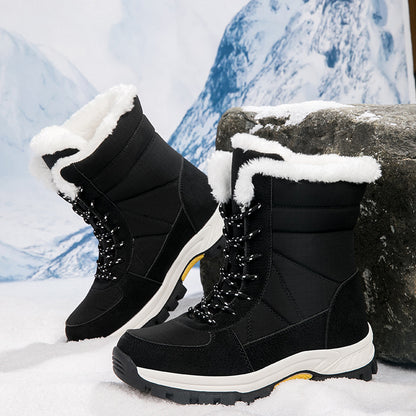 Bottes d'hiver pour femmes avec doublure isolante et semelle antidérapante Chic und Stil