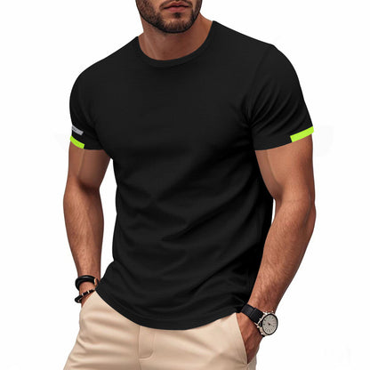 T-shirt fonctionnel sportif pour hommes en matériau mesh respirant Chic und Stil