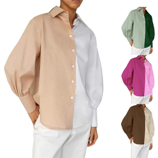 Dames Blouse à Boutons Stylée Chic und Stil