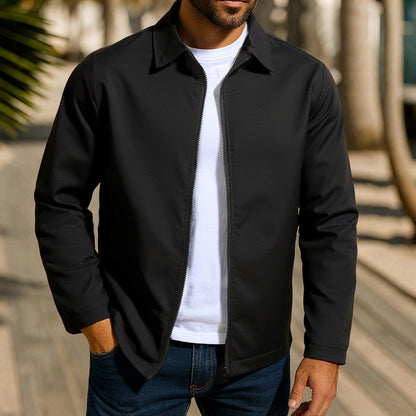 Casual men's jacket with innovative wind protection technology Chic and Style