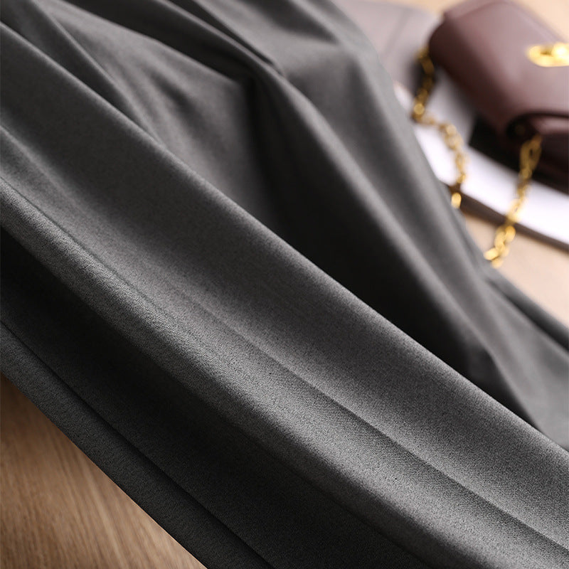 High-waisted pleated wide leg pants for women Chic und Stil