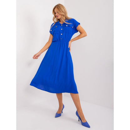Robe chemise à manches courtes de loisirs pour femmes Chic und Stil