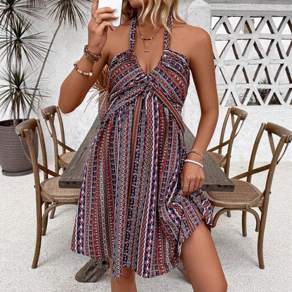 Robe à bretelles Bohemian Chic und Stil
