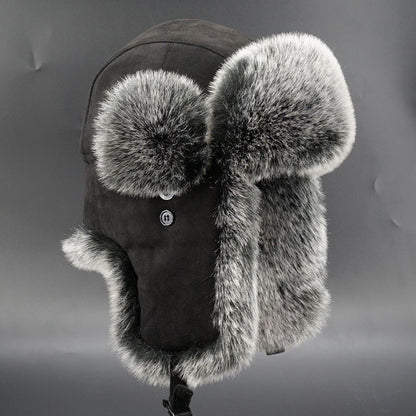 Chapeau femme en fausse fourrure chaude avec protection des oreilles Chic und Stil