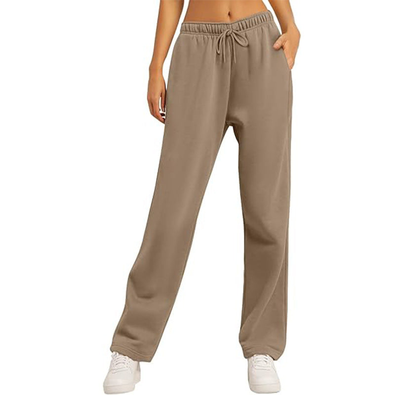 Casual high-waisted training pants for women Chic und Stil