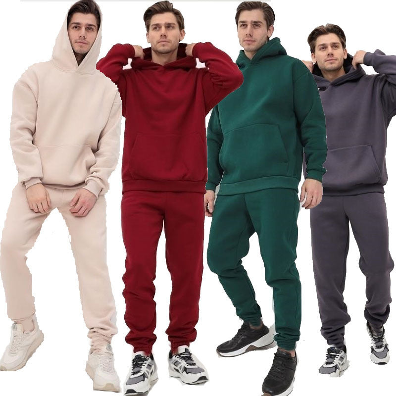Men's comfortable hoodie and chic jogger pants