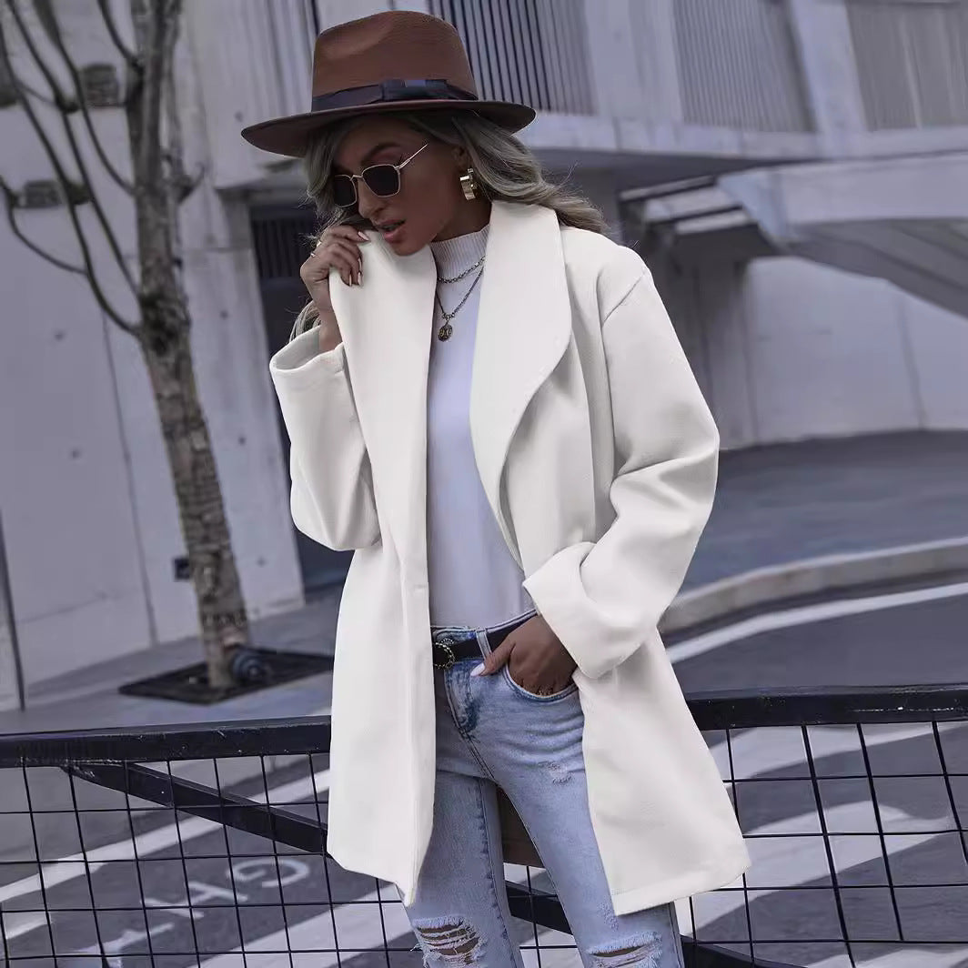 Dames Élégante Veste Oversize Chic und Stil