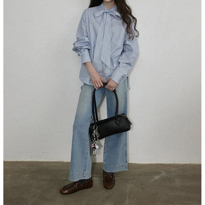 Chemisier élégant à nœud pour femme Chic und Stil
