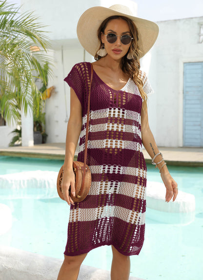 Femmes Robe de couverture en crochet stylée Chic und Stil