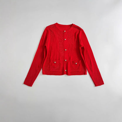 Dames élégante cardigan avec poches pratiques Chic und Stil