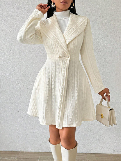 Dames Élégante et confortable cardigan taille haute Chic und Stil