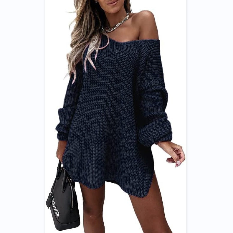 Robe en tricot surdimensionnée pour femmes Chic und Stil