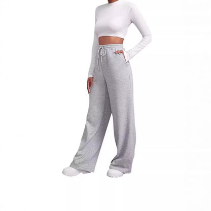 Casual wide pants for women with elastic waistband Chic and Style