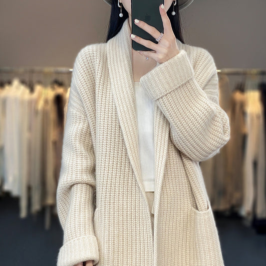 Cardigan en tricot féminin Chic und Stil
