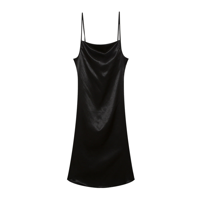 Chemise de nuit en satin pour dames Chic und Stil