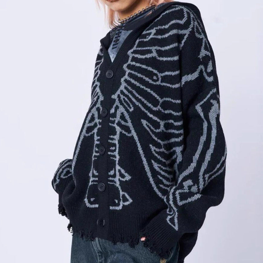 Dames Grand hoodie avec cape graphique frappante et coupe non conventionnelle Chic und Stil