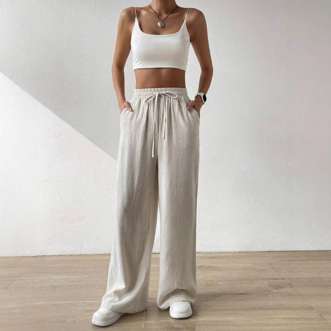 Chic and Style Relaxed Linen Pants for Women
