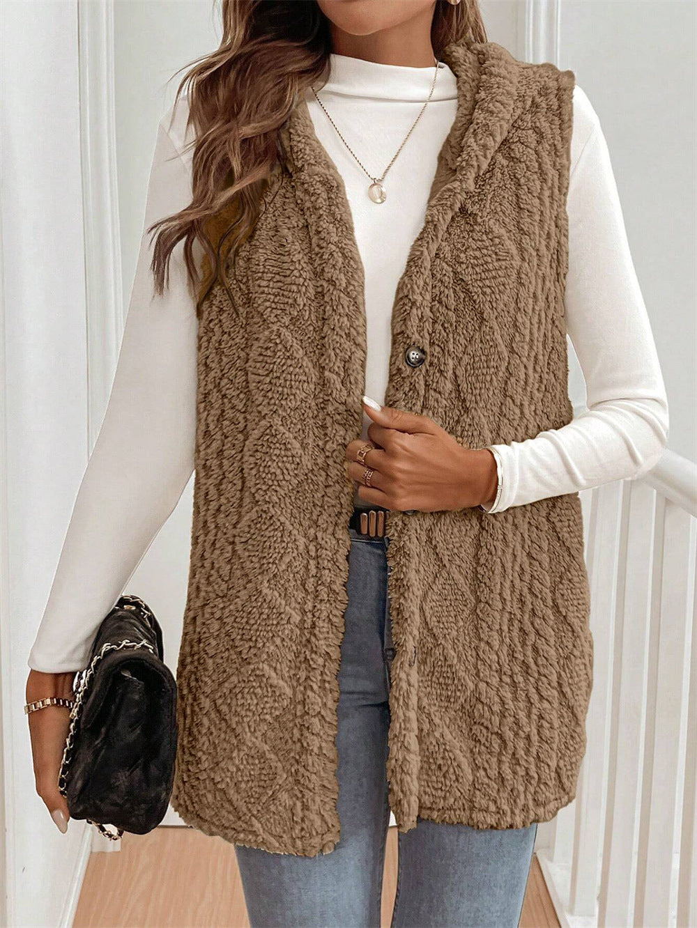 Dames gilet confortable Chic und Stil