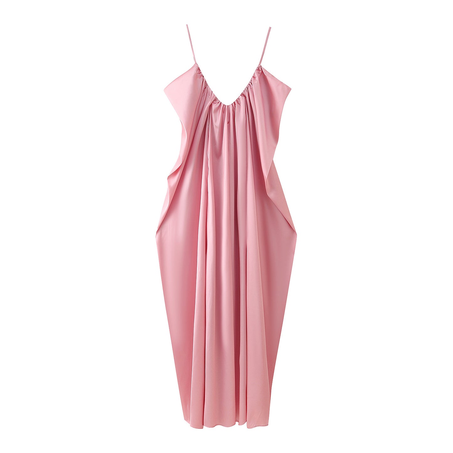 Robe maxi femme avec coupe décontractée et drapés raffinés Chic und Stil