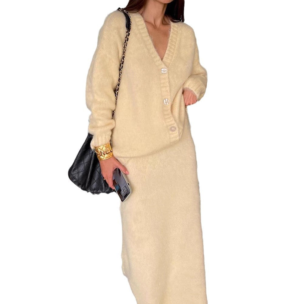 Dames doux cardigan pelucheux Chic und Stil