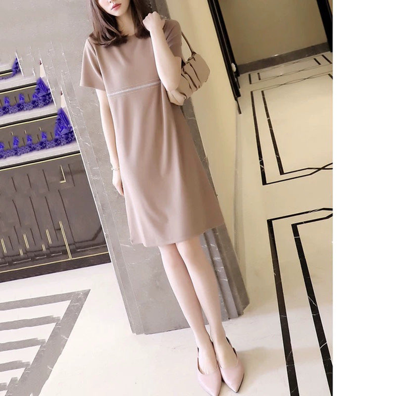 Robe décontractée minimaliste pour femmes avec panneau texturé Chic und Stil