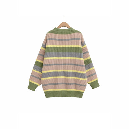 Dame cardigan avec motif à rayures tendance Chic und Stil