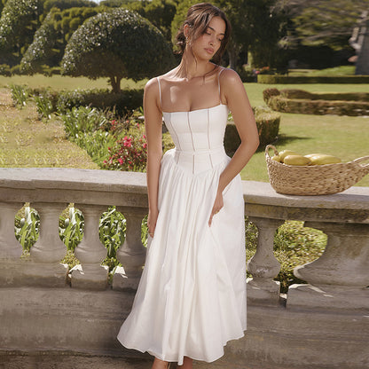 Robe maxi sans bretelles élégante Chic und Stil
