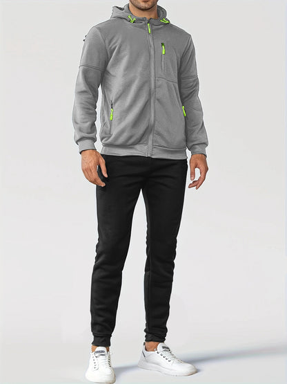 Veste en polaire sportive pour hommes avec poches zippées pratiques Chic und Stil